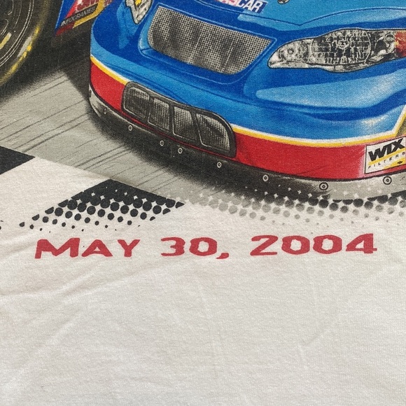CHASE COCA COLA NASCAR 2004 THE THIRST FOR FIRST VINTAGE White AOP T Shirt in XL - Picture 5 of 12